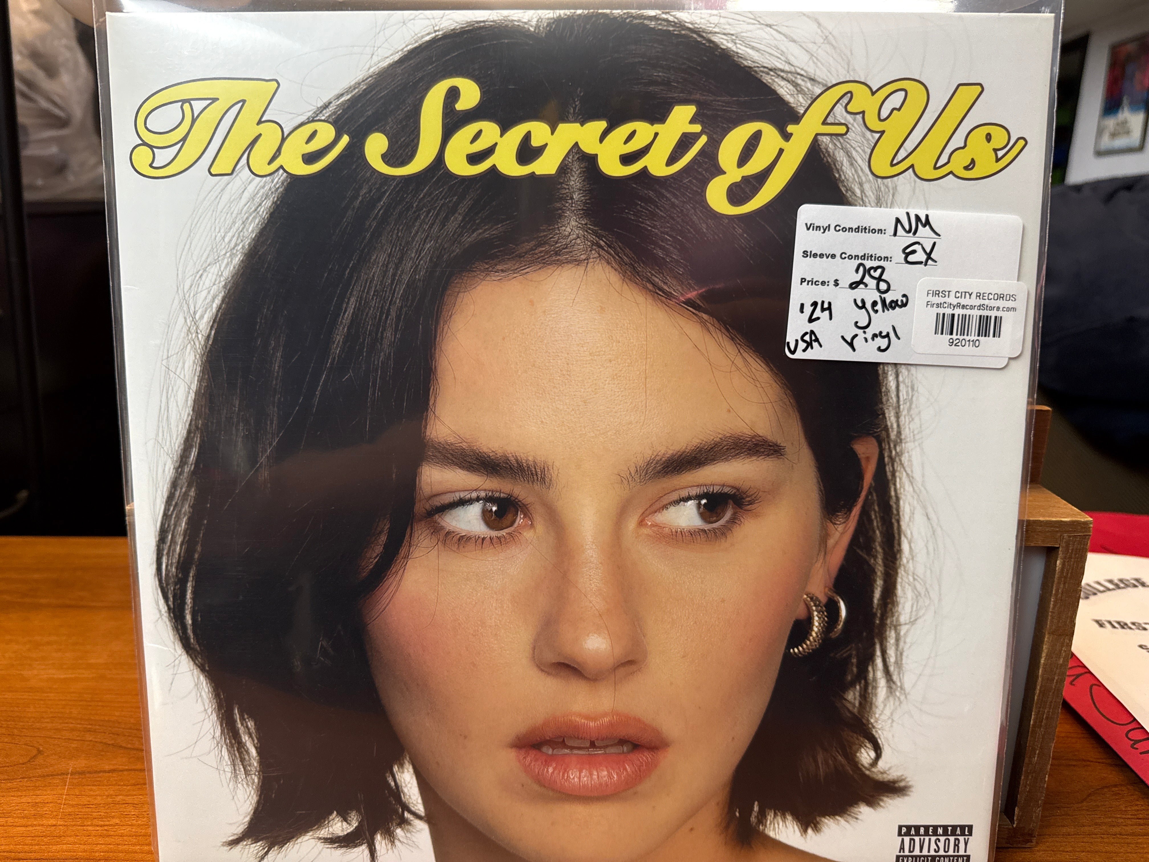 Gracie Abrams - The Secret of Us (2024, Yellow Vinyl, USED)
