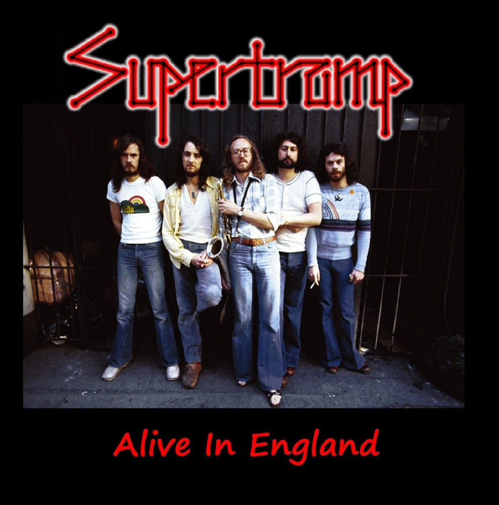 the album cover for Supertramp - Alive In England