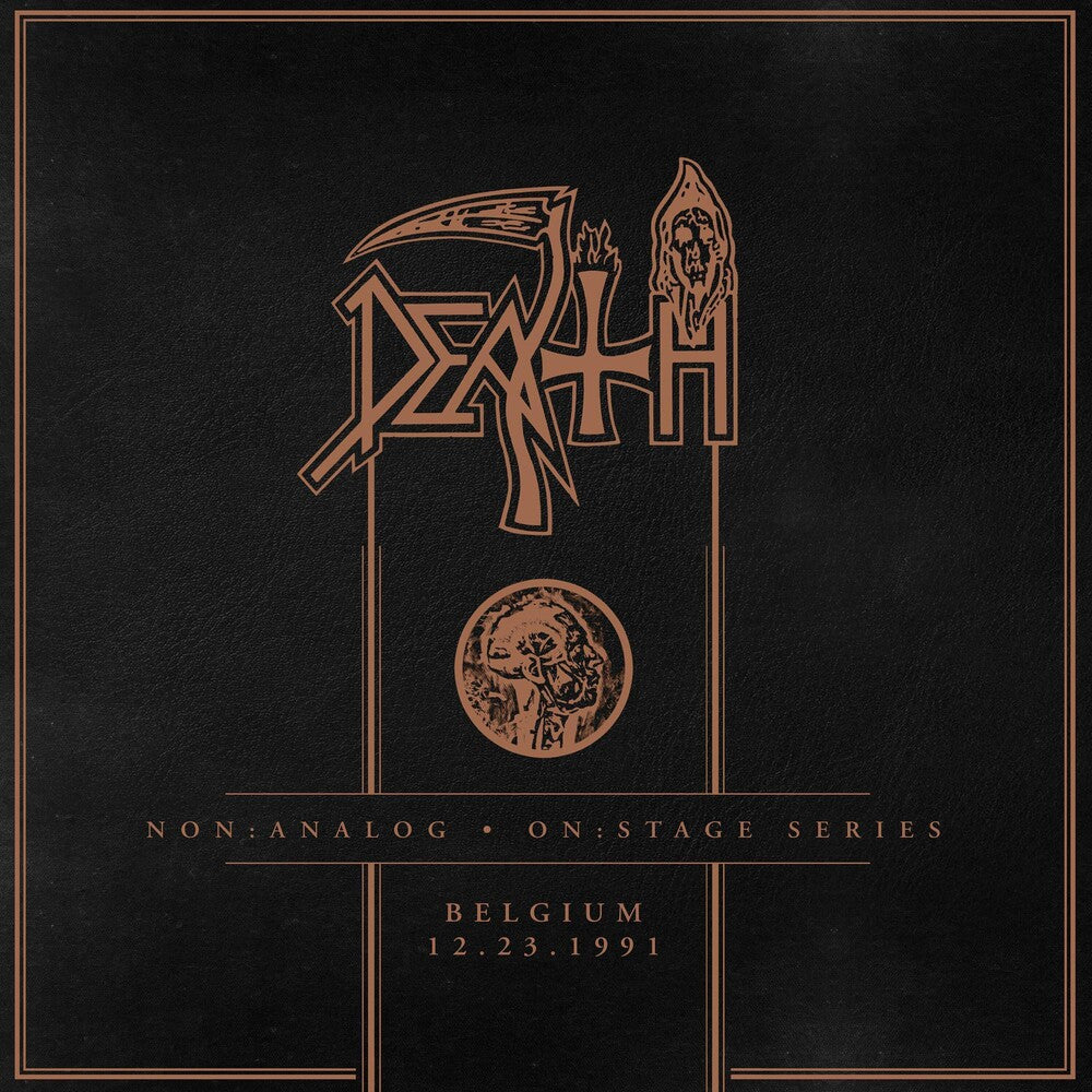 the album cover for Death - Non:Analog - On:Stage Series - Belgium 12-23-1991 [LP]