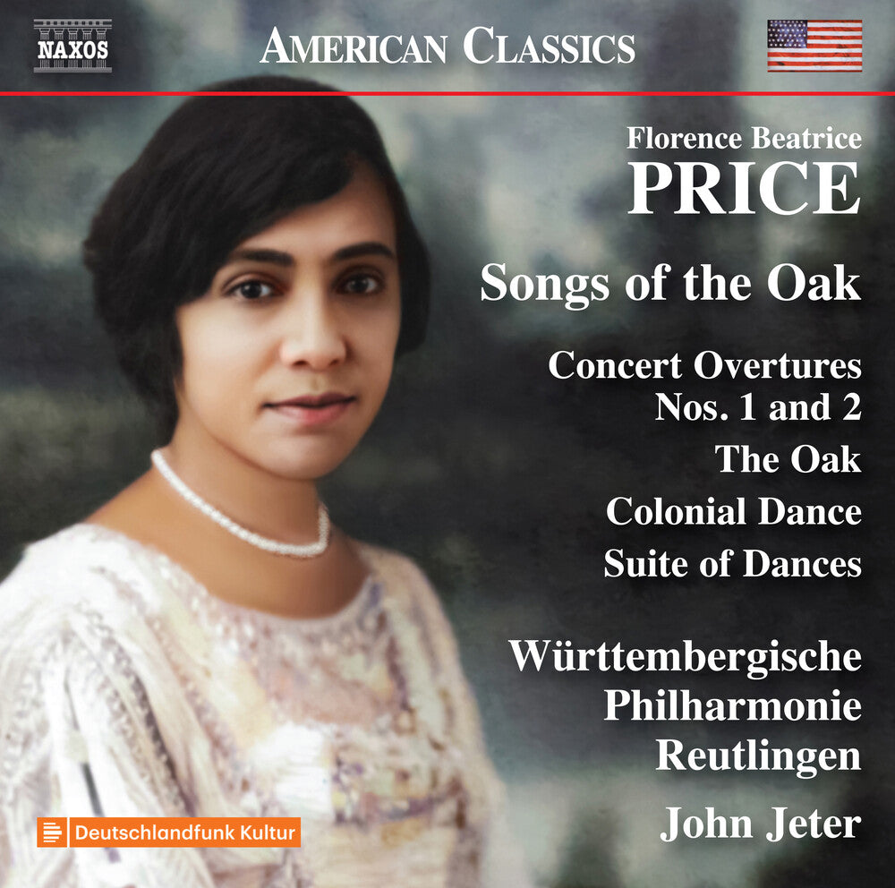 the album cover for Price, Florence Beatrice - Songs of the Oak: Concert Overtures Nos 1-2