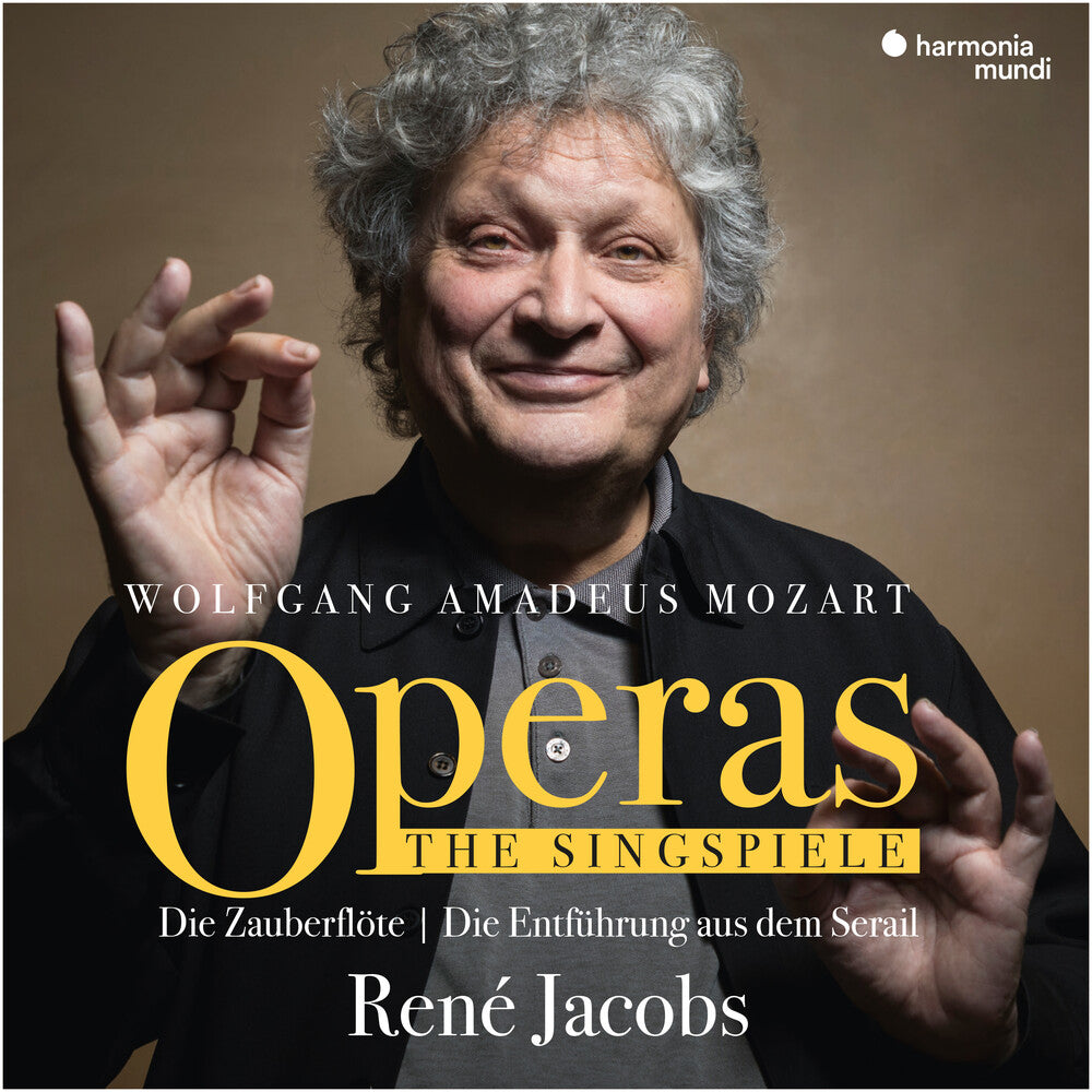 the album cover for Akademie Fur Alte Musik Berlin - Mozart: Die Singspiele