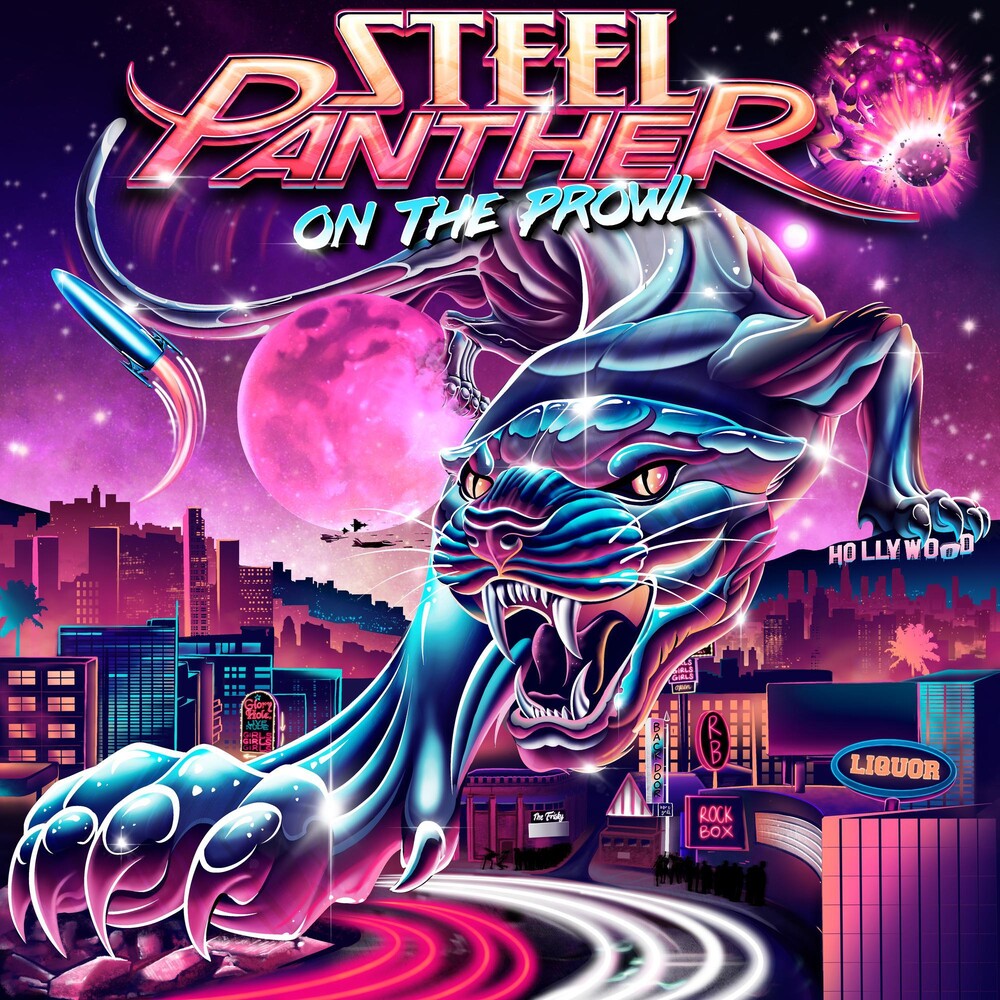 the album cover for Steel Panther - On The Prowl
