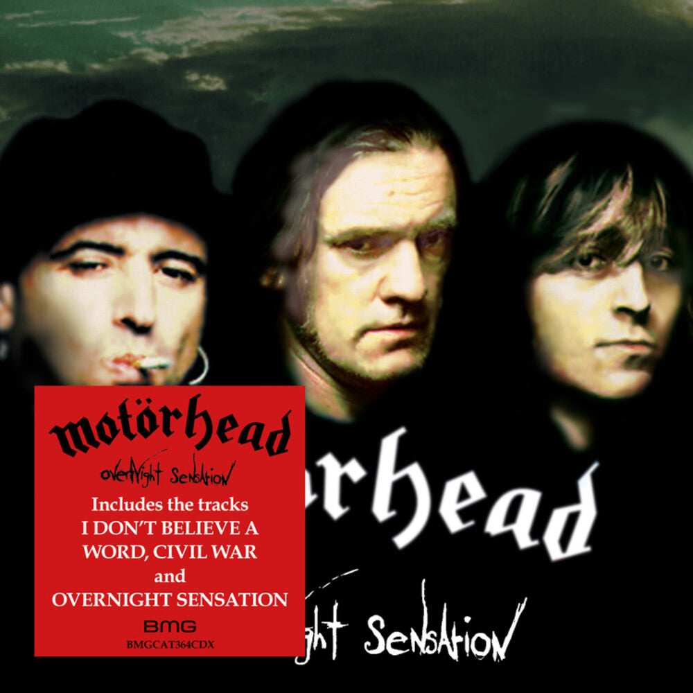 the album cover for Motörhead - Overnight Sensation