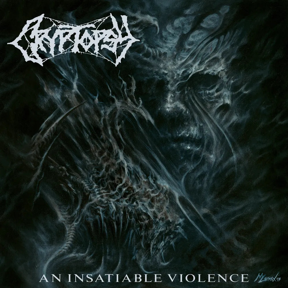the album cover for Cryptopsy - An Insatiable Violence [Limited Edition] [Digipak]