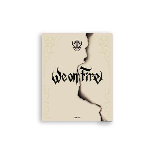the album cover for &TEAM - 3rd EP 'We On Fire' [Limited ver.]