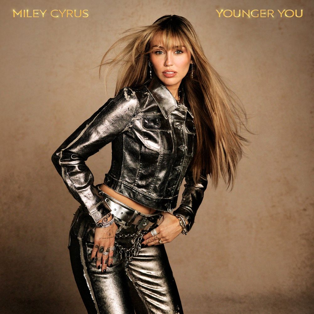 the album cover for Miley Cyrus (feat. Lainey Wilson) - Younger You (From the Hannah Montana 20th Anniversary Special)