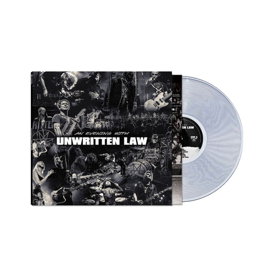 the album cover for Unwritten Law - An Evening With Unwritten Law [Clear]