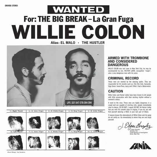 the album cover for Willie Colon - La Gran Fuga