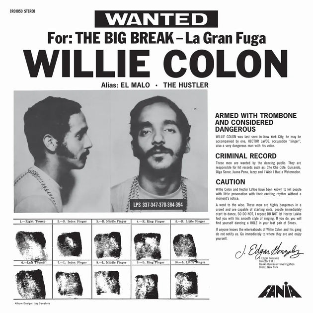 the album cover for Willie Colon - La Gran Fuga