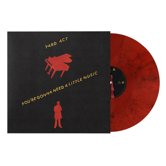 the album cover for Yard Act - You're Gonna Need A Little Music [Indie Exclusive Red Smoke]