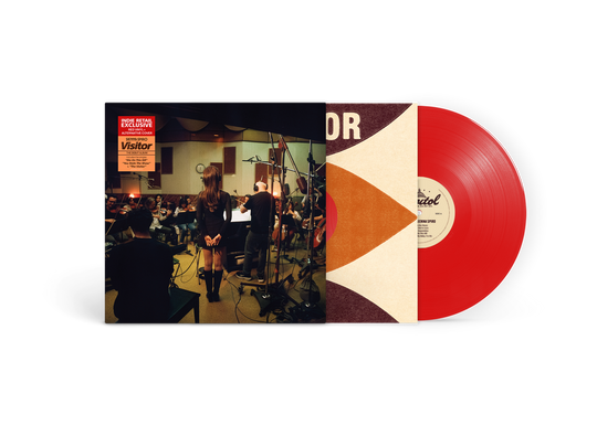 the album cover for Sienna Spiro - Visitor [Indie Exclusive Red with Alternate Cover]