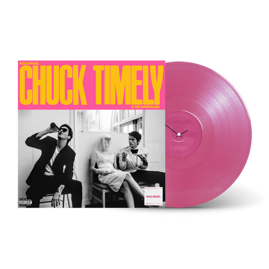 the album cover for Role Model - Chuck Timely & the Hourglass [Watermelon Pink]