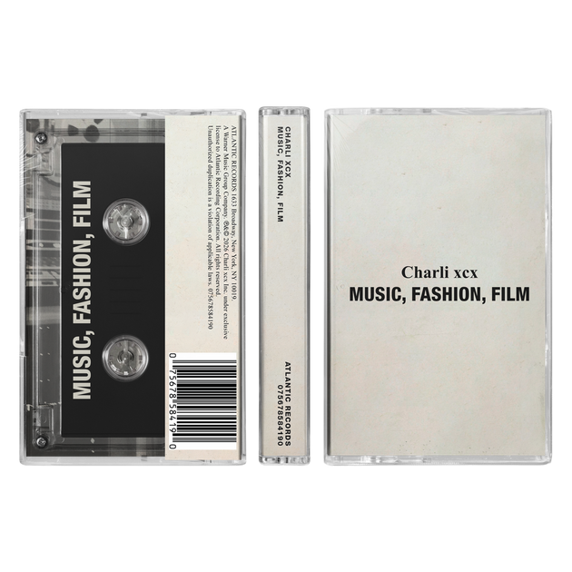 the album cover for Charli xcx - Music, Fashion, Film