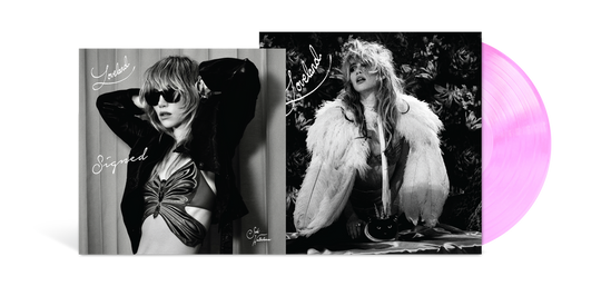 the album cover for Suki Waterhouse - Loveland [Indie Exclusive Pink with Signed Insert]