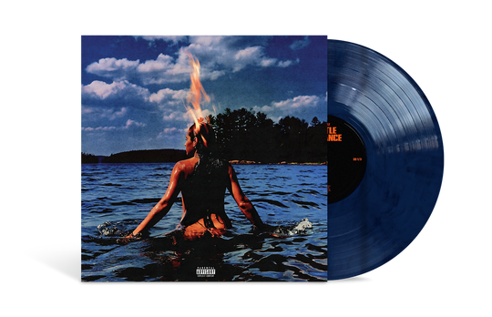 the album cover for Jessie Reyez - A LITTLE VENGEANCE [Blue with Alternate Cover and Poster]