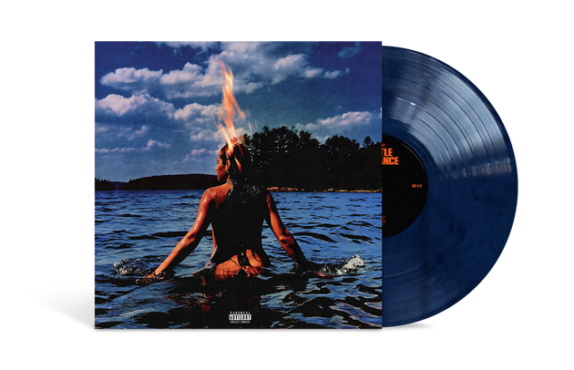 the album cover for Jessie Reyez - A LITTLE VENGEANCE [Blue with Alternate Cover and Poster]