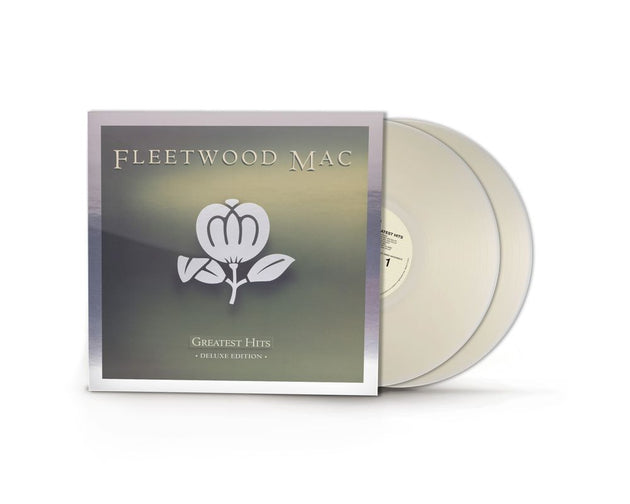 the album cover for Fleetwood Mac - Greatest Hits - Deluxe Edition [Indie Exclusive Translucent White]