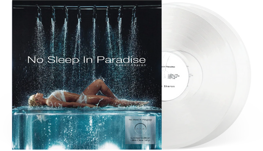 the album cover for Naomi Sharon - No Sleep In Paradise