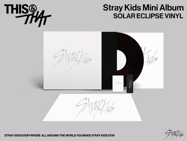 the album cover for Stray Kids - THIS & THAT [SOLAR ECLIPSE]