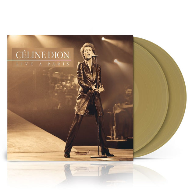 the album cover for Celine Dion - Live à Paris [Golden Tan]