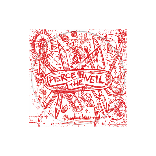 the album cover for Pierce The Veil - Misadventures - Picture Disc