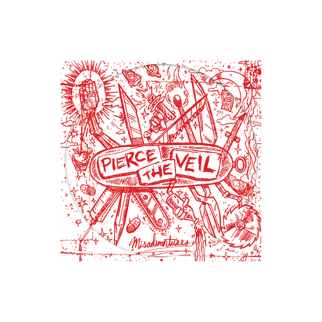the album cover for Pierce The Veil - Misadventures - Picture Disc