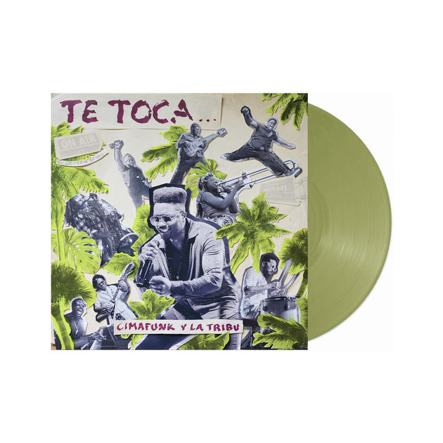 the album cover for Cimafunk y La Tribu - Te Toca [Olive Green]