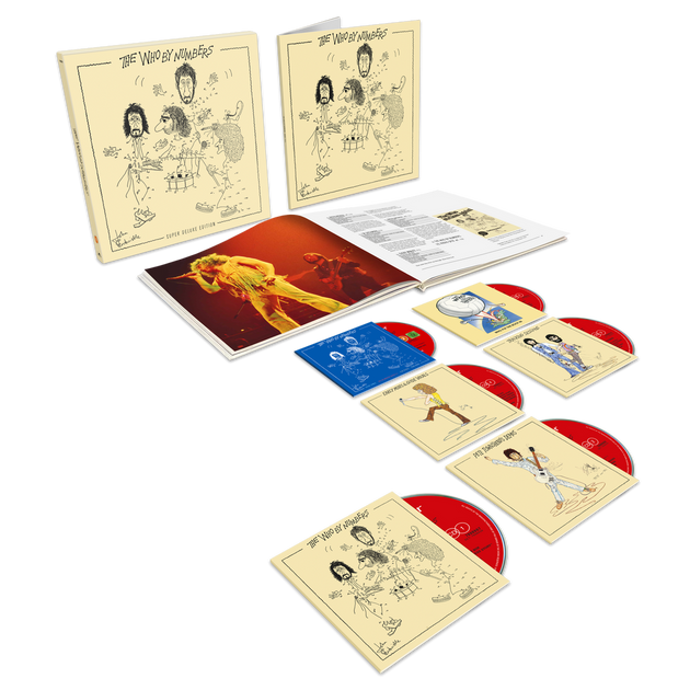 the album cover for The Who - The Who By Numbers - Deluxe Edition [Super Deluxe 5CD + Blu-ray]