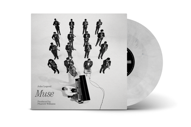 the album cover for John Legend - Muse [Indie Exclusive Smokey Quartz]