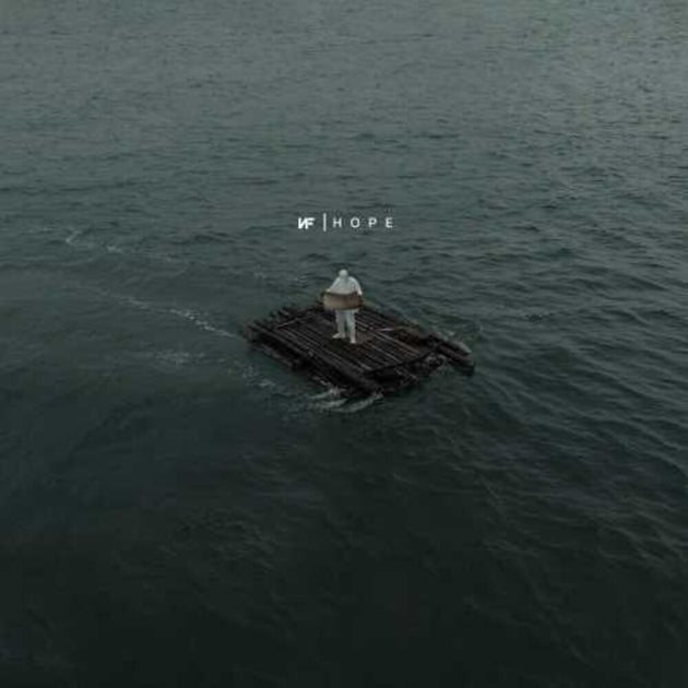 the album cover for NF - HOPE