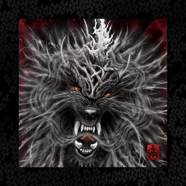 the album cover for Hu - Rumble Of Thunder Deluxe - Red W/ Black Swirl