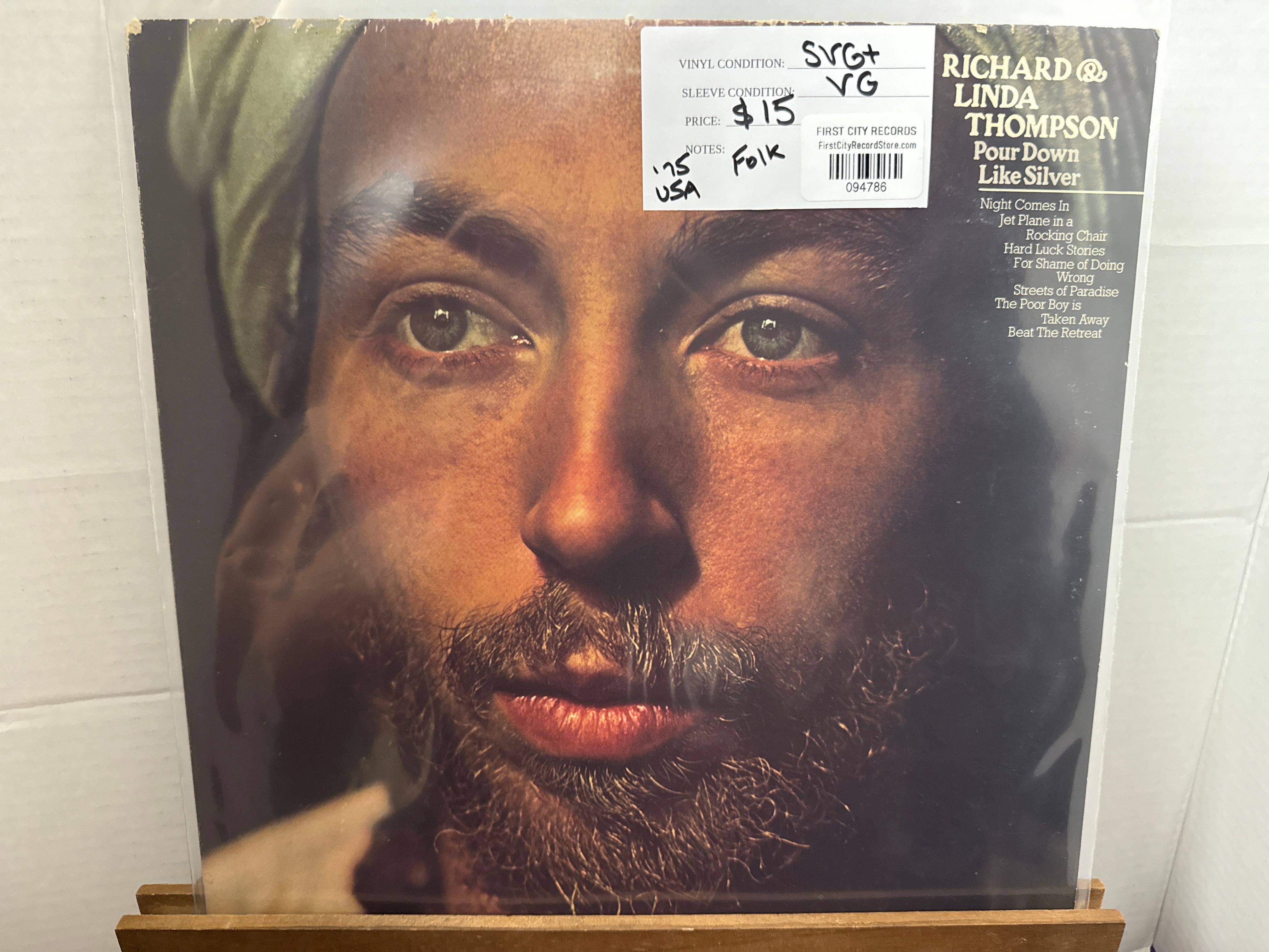 Richard & Linda Thompson - Pour Down Like Silver (1975, USED)