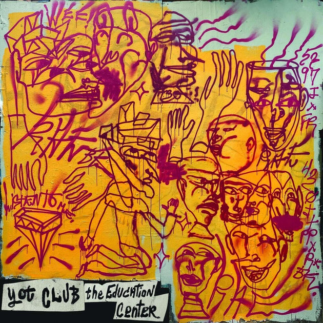 the album cover for Yot Club - Education Center - White/Yellow [Colored Vinyl] (Wht) (Ylw)