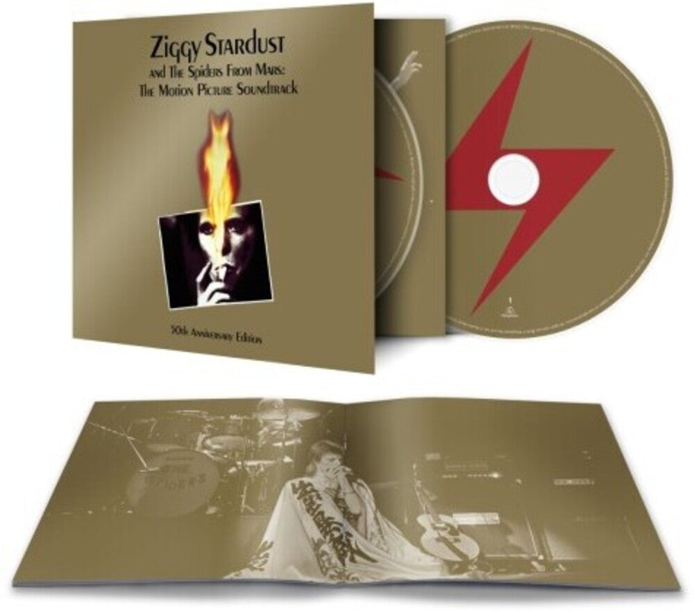 the album cover for David Bowie - Ziggy Stardust and The Spiders From Mars: The Motion Picture Soundtrack: 50th Anniversary [2CD]