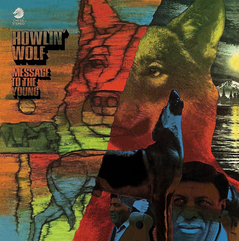 the album cover for Howlin' Wolf - Message To The Young