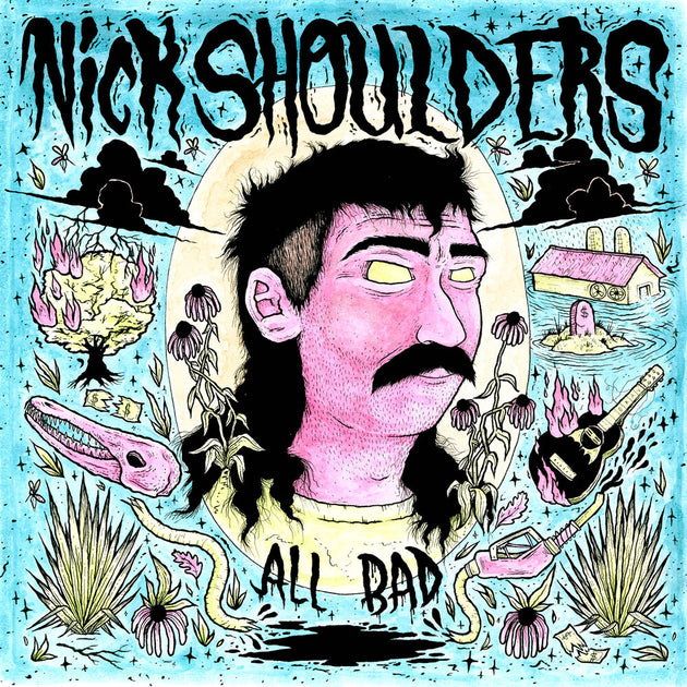the album cover for Nick Shoulders - All Bad (Ofv)