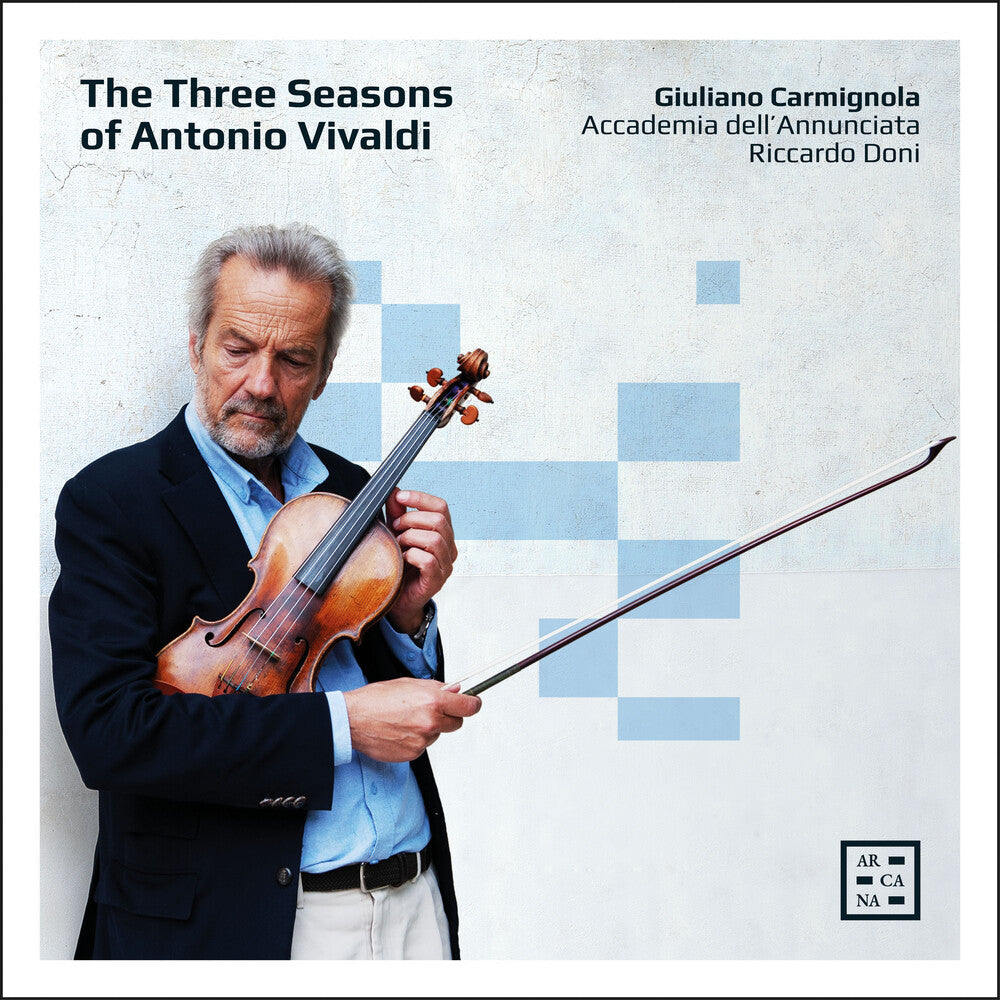 the album cover for Vivaldi / Carmignola / Doni - Three Seasons Of Antonio Vivaldi