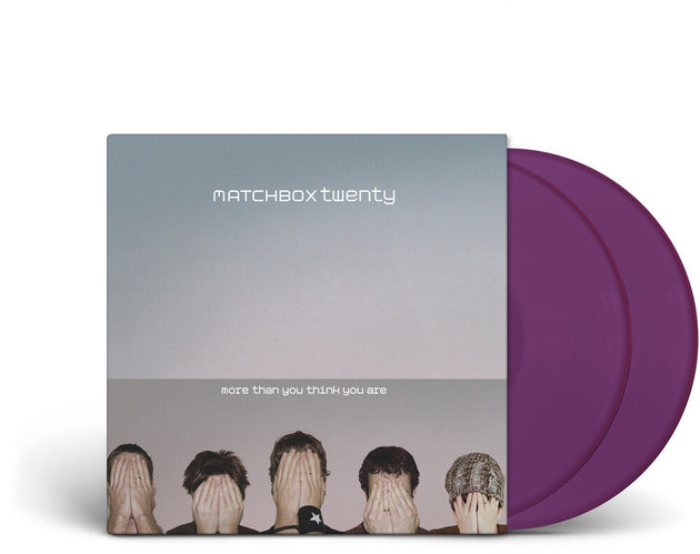 the album cover for Matchbox Twenty - More Than You Think You Are [Rocktober 2023 Violet LP]
