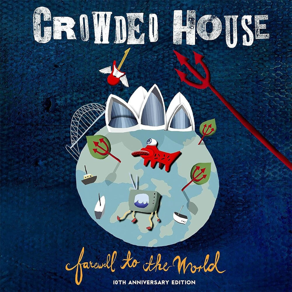 the album cover for Crowded House - Farewell To The World (Live At Sydney Opera House)