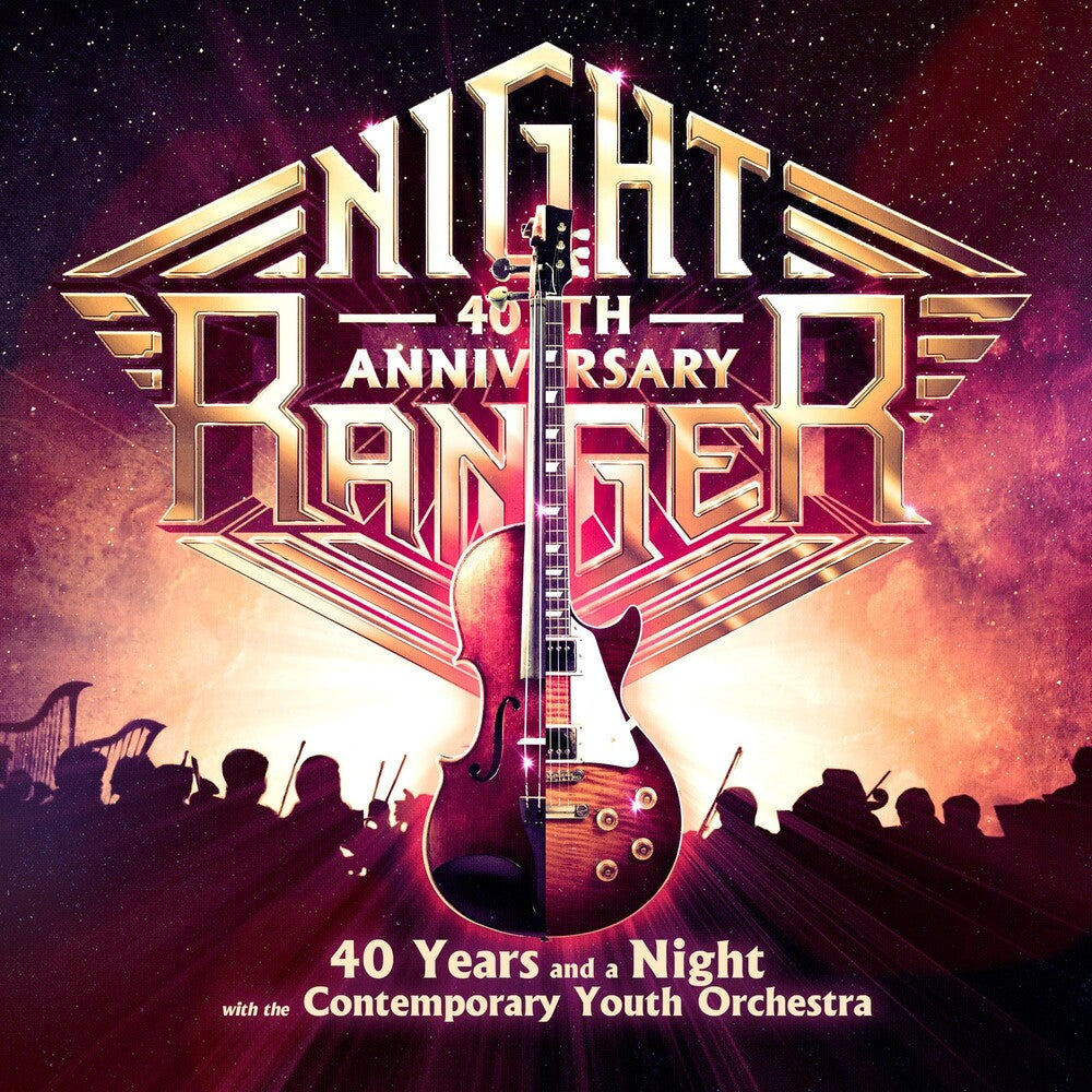 the album cover for Night Ranger - 40 Years & A Night (Contemporary Youth Orchestra)