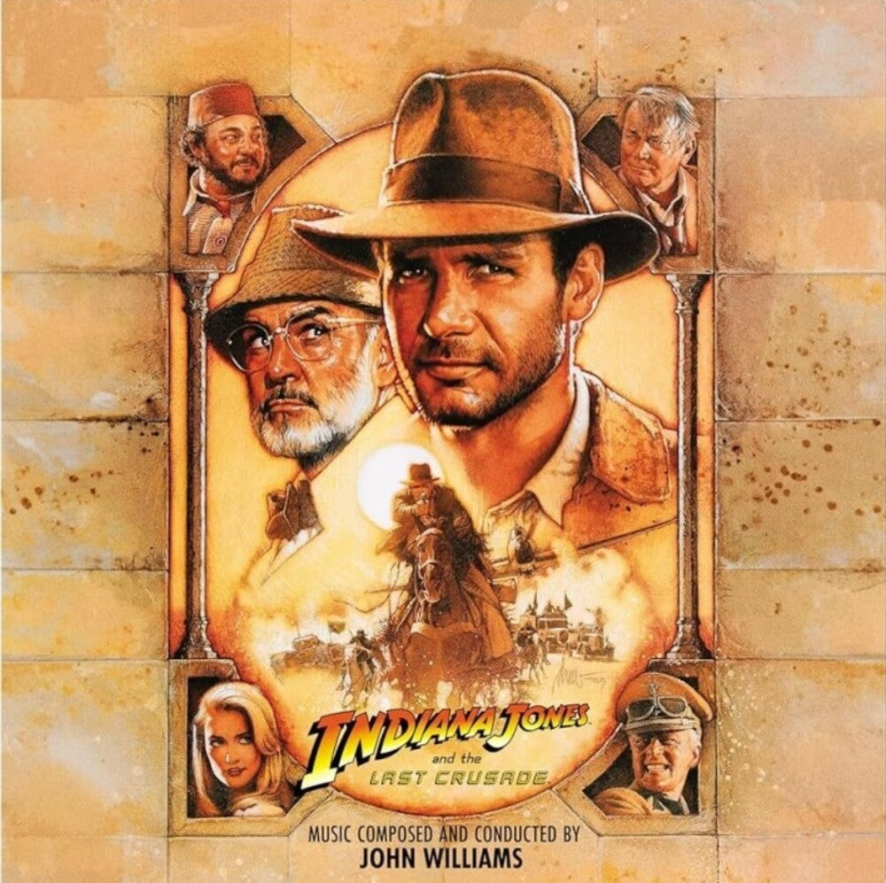 the album cover for John Williams - Indiana Jones And The Last Crusade (Original Soundtrack)