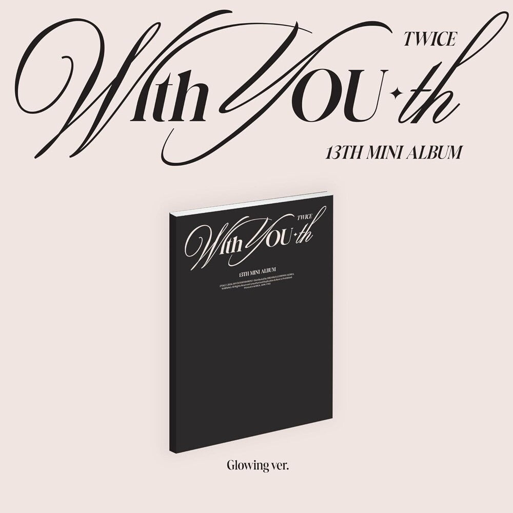 the album cover for TWICE - With YOU-th [Glowing ver.]