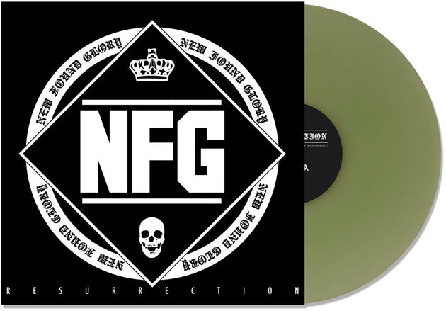 the album cover for New Found Glory - Resurrection - Coke Bottle Green [Colored Vinyl] (Grn)