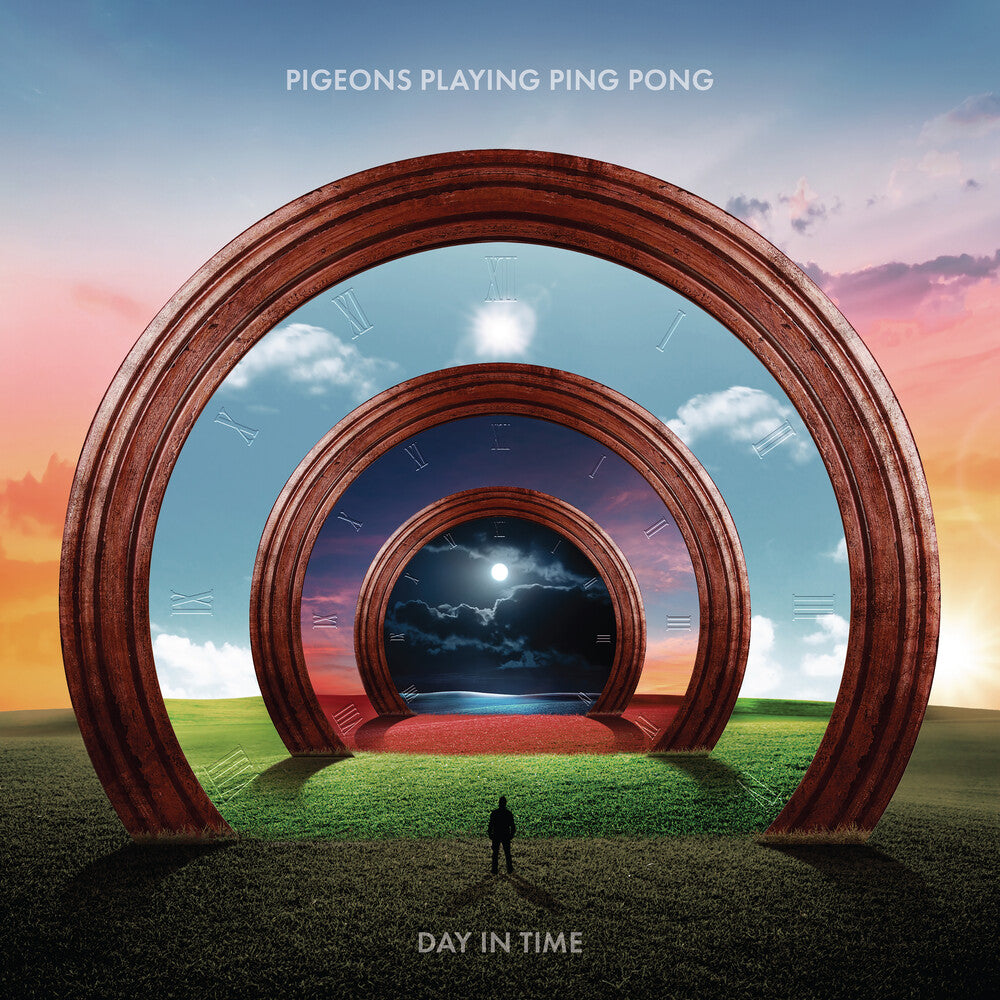 the album cover for Pigeons Playing Ping Pong - Day In Time
