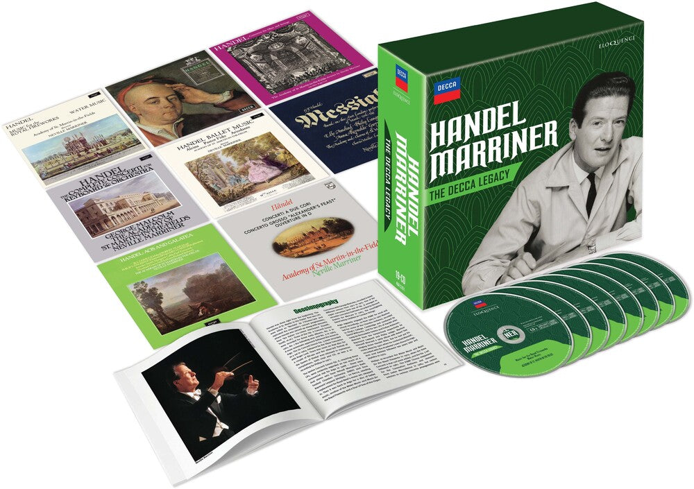 the album cover for Handel / Neville Marriner - Handel Marriner: The Decca Legacy (Box) [Limited Edition]