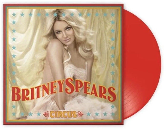 the album cover for Britney Spears - Circus - Red Vinyl [Colored Vinyl] (Red) (Uk)
