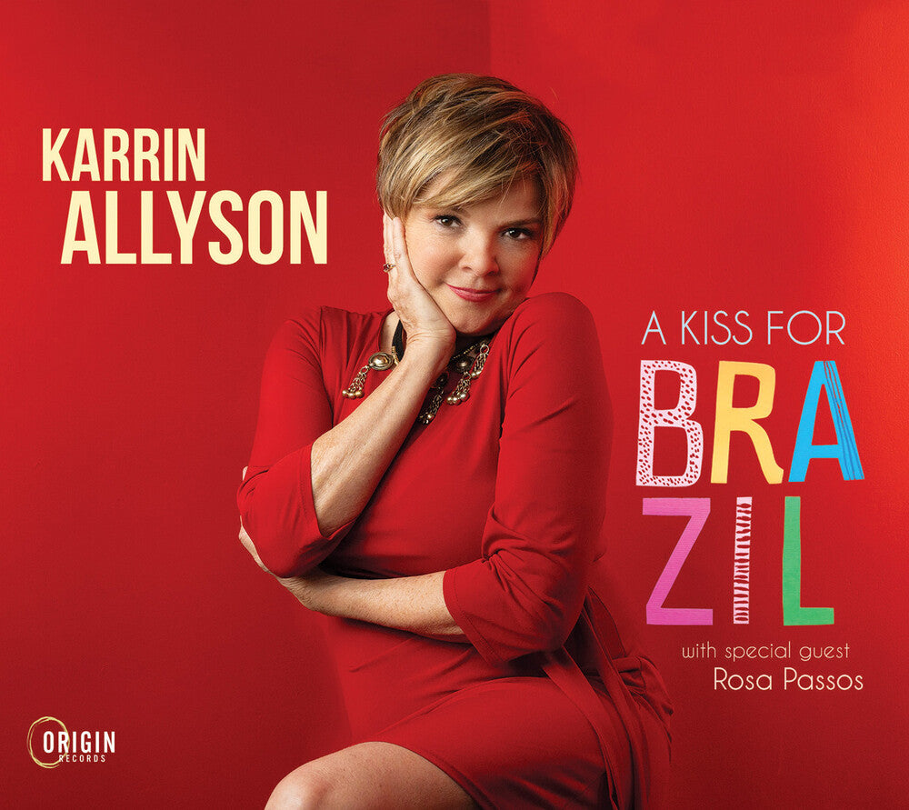 the album cover for Karrin Allyson - Kiss For Brazil