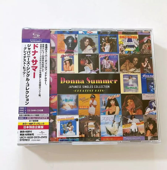 the album cover for Donna Summer - Japanese Singles Collection: Greatest Hits (W/Dvd)