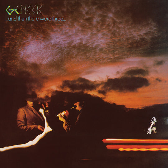 the album cover for Genesis - & Then There Were Three (Blue) [Colored Vinyl] (Bme)