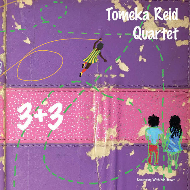 the album cover for Tomeka Reid - 3+3 (Blk) [Limited Edition]